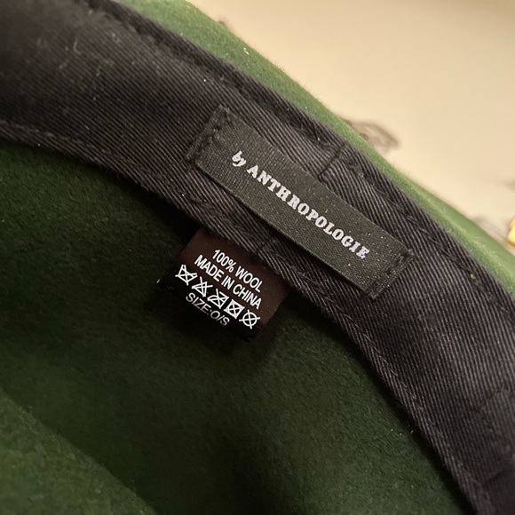 Anthropologie Forest Green Hat - Picture 5 of 5
